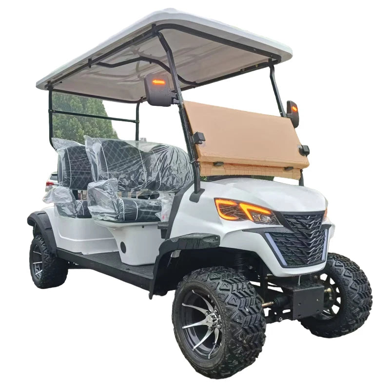 ANTNX 2025 Customized Off-road 4 Seats 48/60/72V Lithium Battery Hunting Buggy Best Electric Push Car Golf Cart ANTNX.COM