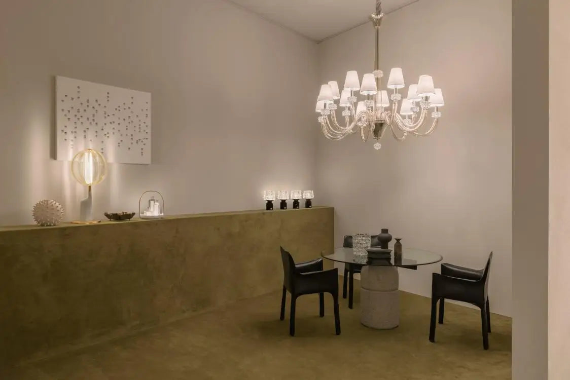 New Product Indoor Crystal Flower Decoration Villa Hotel Lobby Wedding Hall Custom K9 Crystal Led Candle Chandelier