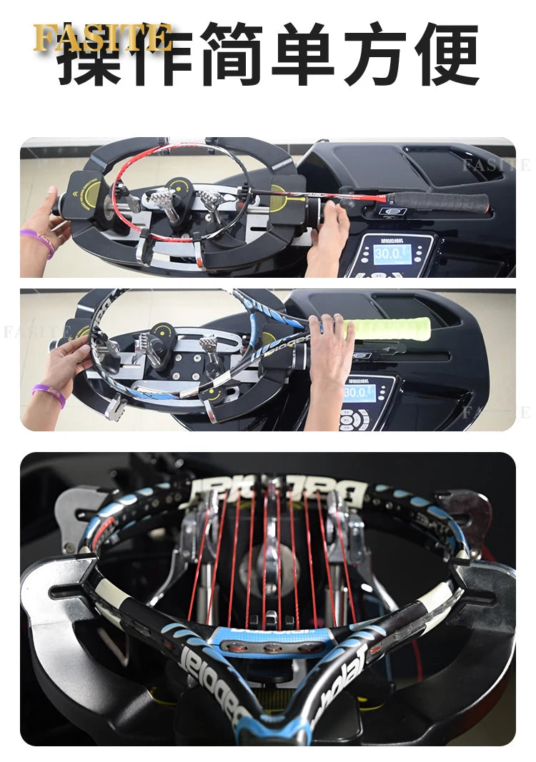 For Spoas S3169 Tennis Feather Pulling Machine Badminton Racquet Tennis Racquet Threading Machine Professional Automatic