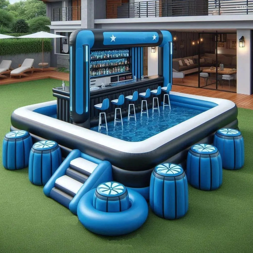 ANTNX Inflatable Pub New Design Water Swimming Pool  Blow up Pool Bar for Party ANTNX.COM