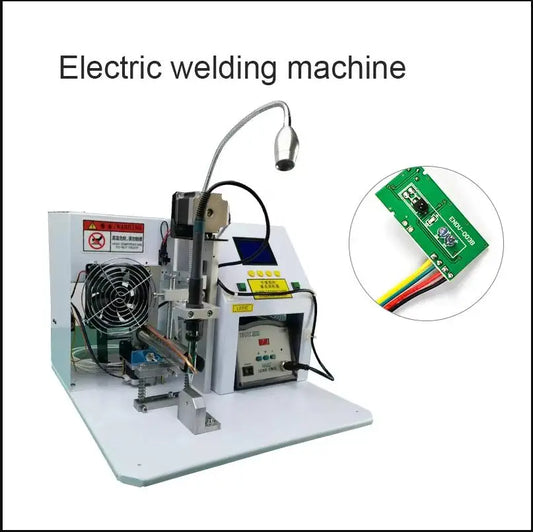 Semi Automatic Soldering Machine USB Charging Data Cable 110V 150W Welding Equipment Automatic Sensing Foot Soldering