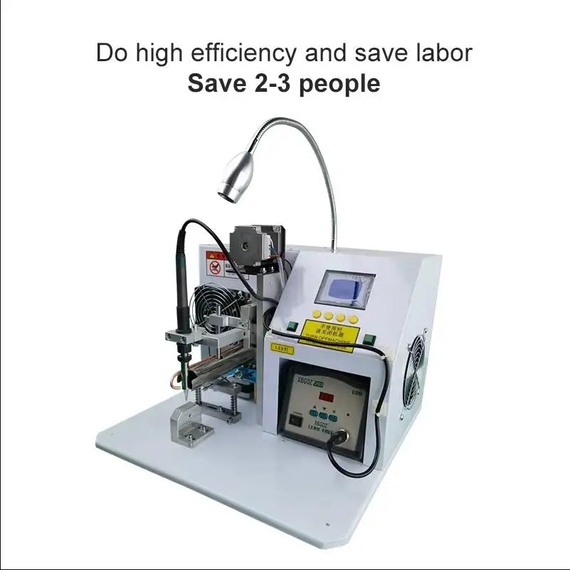 Semi Automatic Soldering Machine USB Charging Data Cable 110V 150W Welding Equipment Automatic Sensing Foot Soldering