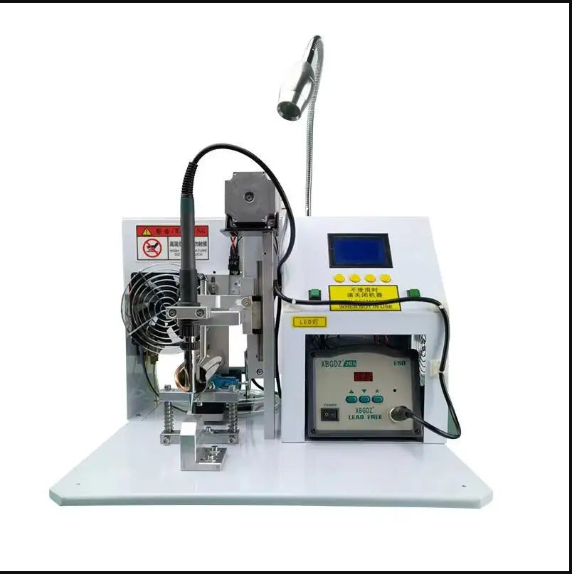 Semi Automatic Soldering Machine USB Charging Data Cable 110V 150W Welding Equipment Automatic Sensing Foot Soldering