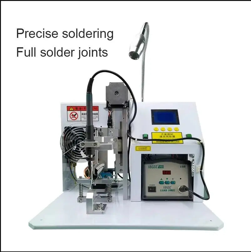 Semi Automatic Soldering Machine USB Charging Data Cable 110V 150W Welding Equipment Automatic Sensing Foot Soldering