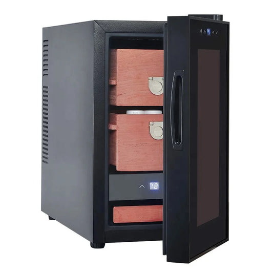 Semiconductor cigar Display Humidor cabinet with pure and elegant cedar wood