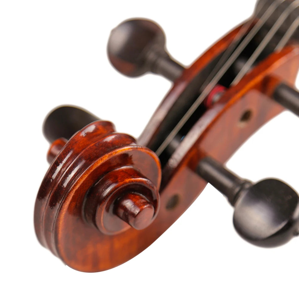 MMOOKA SevenAngel Master Handmade Antique Viola Natural Drying Flamed Maple Wood Oil Varnish Matt Viola 15-16"