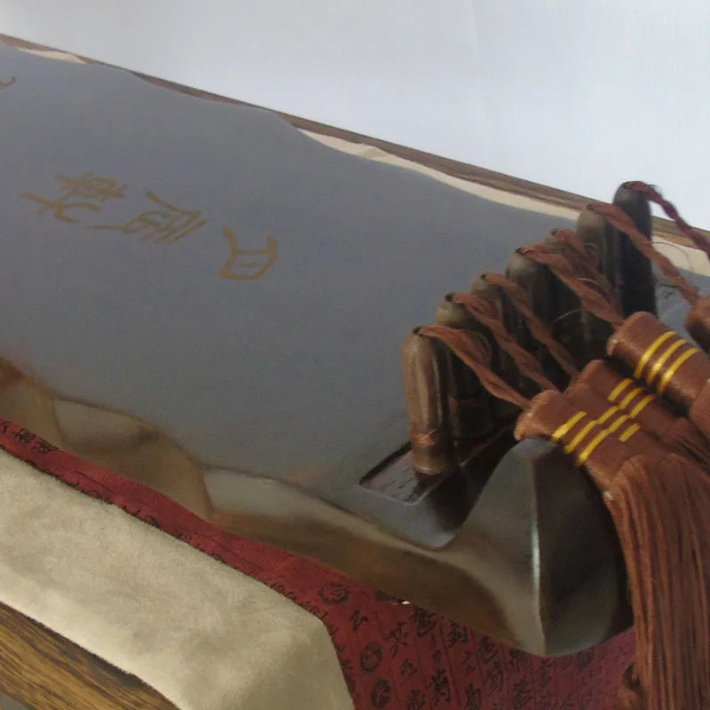 SevenAngel New Chinese GuQin Luoxia Style 7 Strings zither Chinese traditional musical instrument Guqin With Book and Tuner