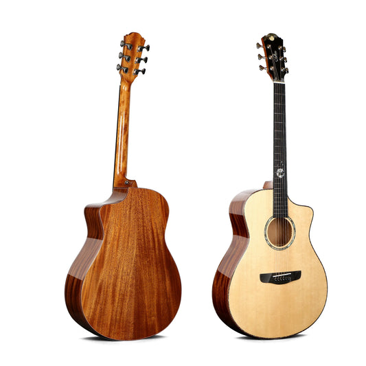 Sevillana  41 inch  Stringed Instruments Parts Luxury handmade all solid  mahogany acoustic guitar electric
