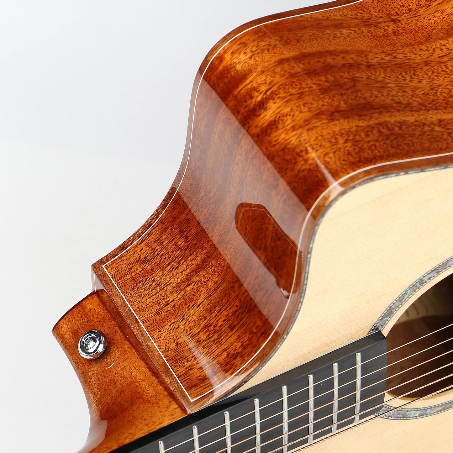 Sevillana  41 inch  Stringed Instruments Parts Luxury handmade all solid  mahogany acoustic guitar electric