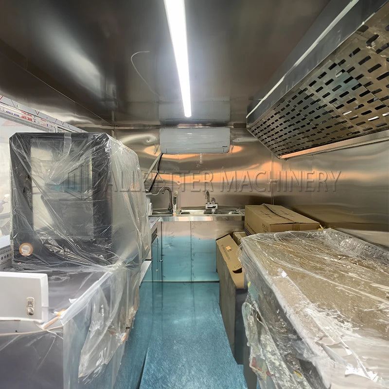 ANTNX Street Multifunctional Electric Fast Food Truck Mobile Hot Dog Food Cart Snack Food Trailer with Full Kitchen for Sale ANTNX.COM