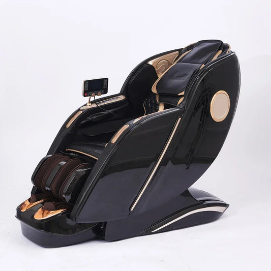 MMOOKA Intelligent Voice Control Chair Kneading Full Body Zero Gravity Stretching Shiatsu Large Size Massage Chair with Bluetooth