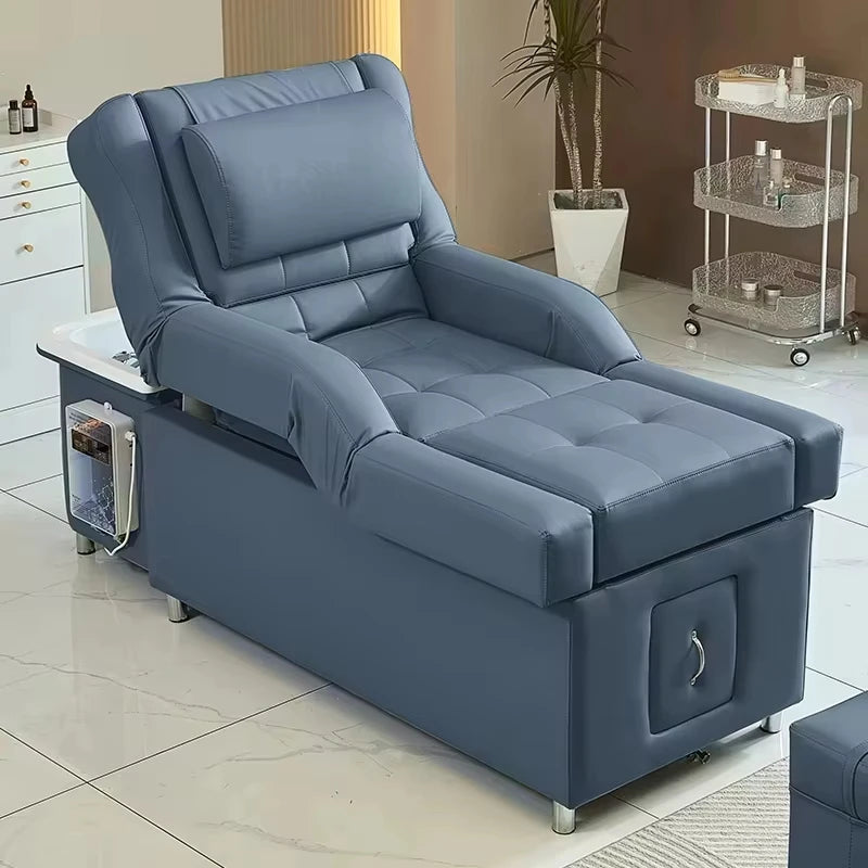 Customised Massage Shampoo Bed Luxury Modern Head Spa Footbath Back Lift Lay Down