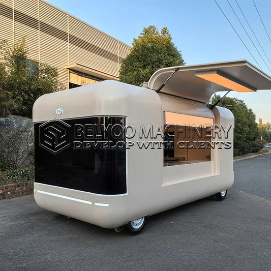ANTNX Belyoo Hot Sale Food Kiosk Mobile Custom Food Trailer Bbq Ice Cream Food Truck Fast Food Truck with Full Kitchen for Sale ANTNX.COM