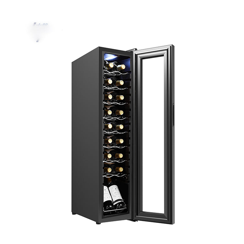 Compressor 220v Freestanding Tall Refrigerator Mini Wine Cooler Display Glass Door