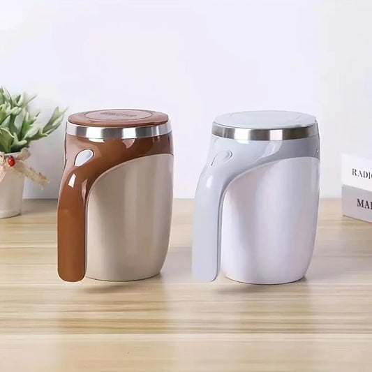 MMOOKA EXSX Automatic mixing cup rechargeable magnetic coffee cup, waterproof automatic mixing cup, suitable for office/kitchen/travel.