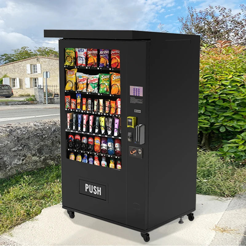 ANTNX Hot Selling 24 Hours Large Capacity Automatic Combo Snacks Drinks Vending Machine Refrigerator Outdoor ANTNX.COM