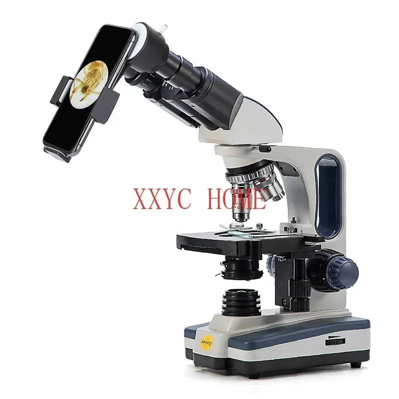 MMOOKA 350B New Design Smartphone Microscpio  Binocular Biological Microscope Compound  Profesional Blood Microscope 2500X