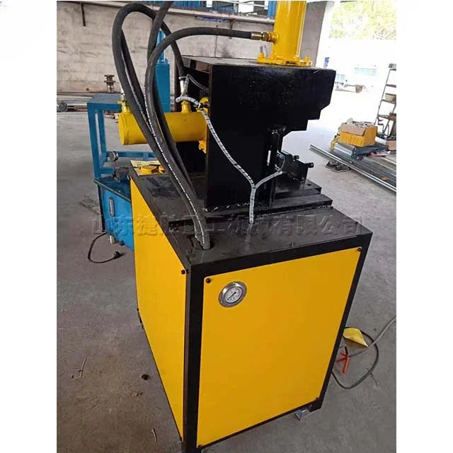 ANTNX New Hydraulic 90 Degree Square Tube Angle Cutting Punch, Stainless Steel Door Frame, Staircase Handrail Angle Cutting Machine ANTNX.COM