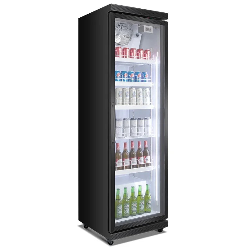 Showcase Refrigerators Commercial upright double glass door beverage display