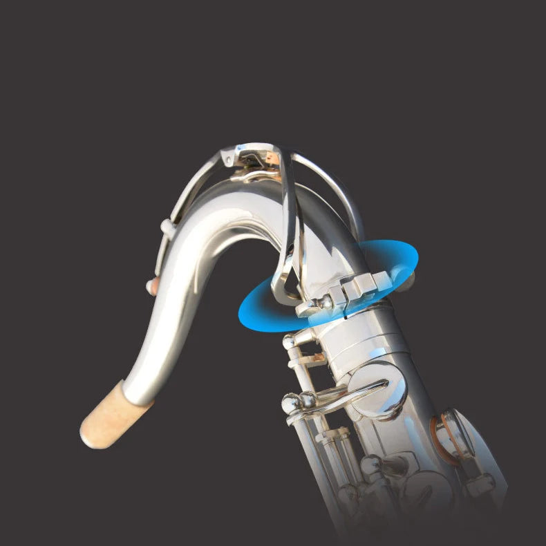 MMOOKA Silver With Nickel Plated Instrument Accessories  China Sax Professional Bb  Tenor Saxophone