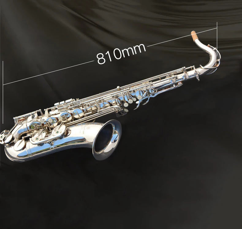 MMOOKA Silver With Nickel Plated Instrument Accessories  China Sax Professional Bb  Tenor Saxophone