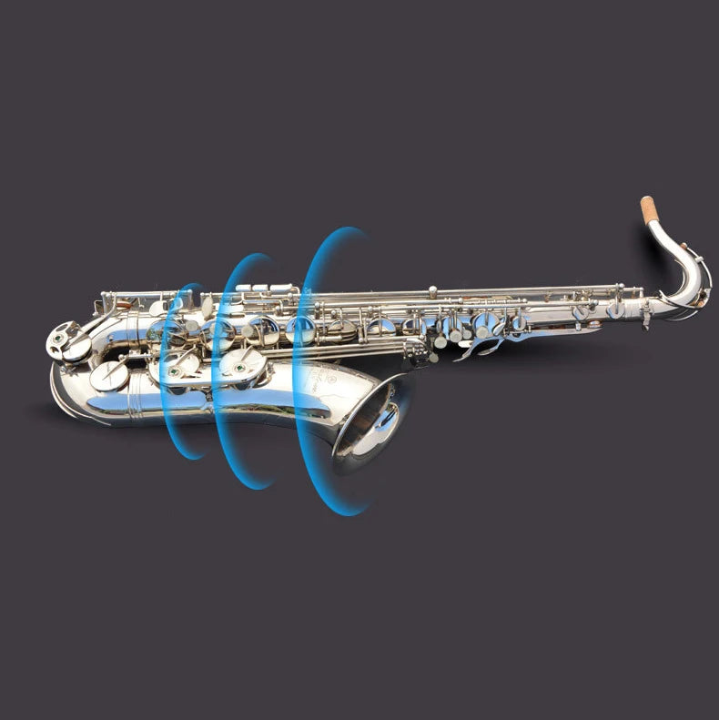 MMOOKA Silver With Nickel Plated Instrument Accessories  China Sax Professional Bb  Tenor Saxophone