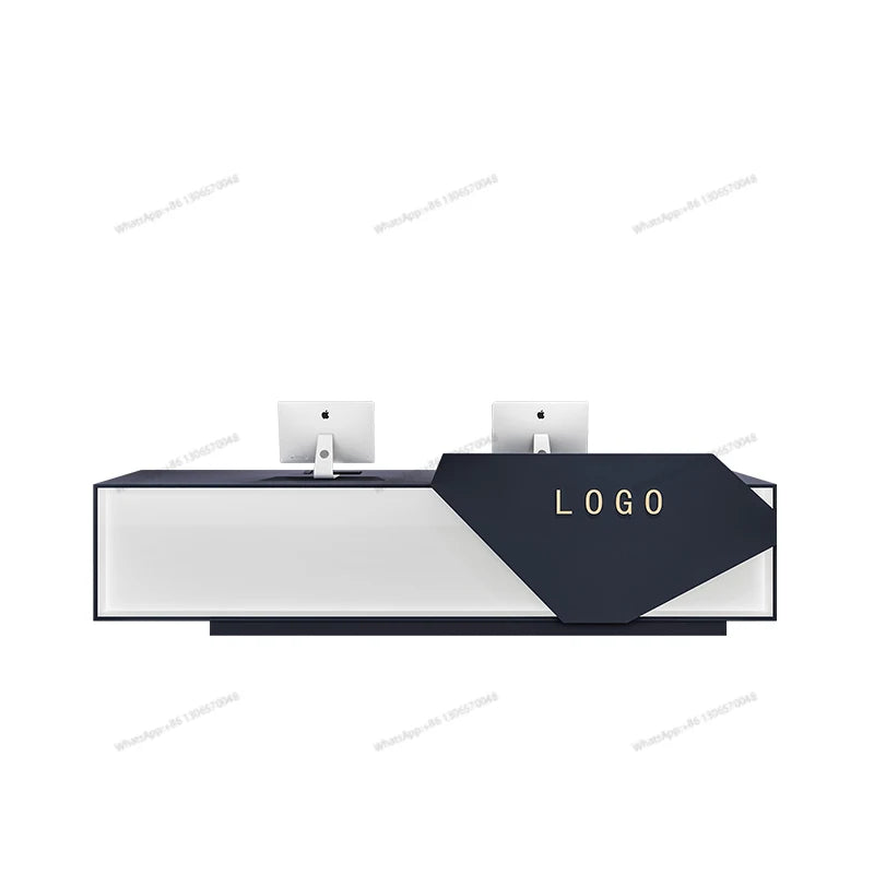 Simple modern Clothes shop bar front desk beauty salon cashier counter company reception desk real estate reception desk