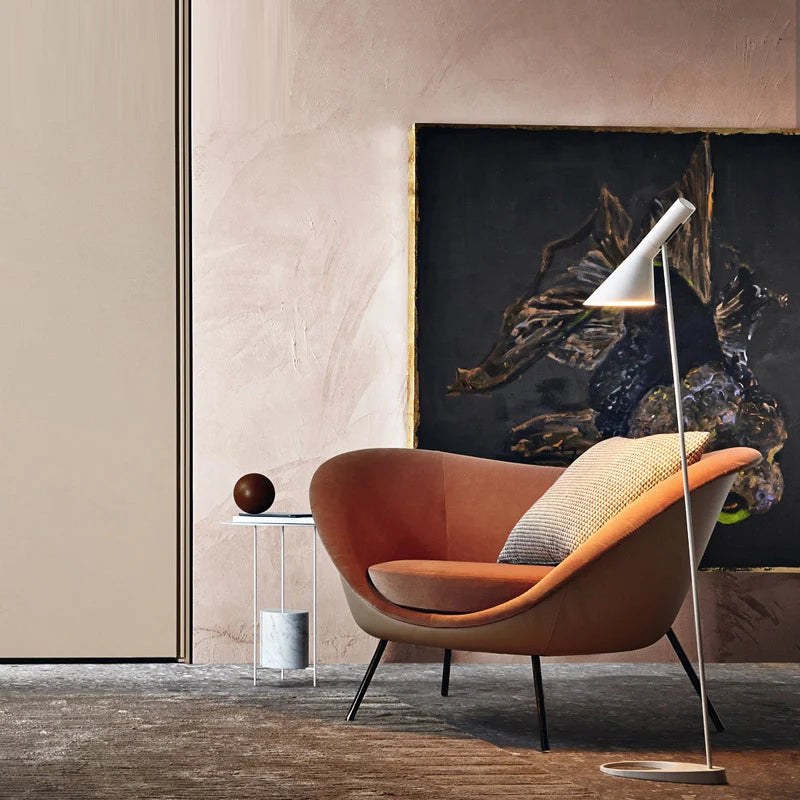 Simple modern luxury living room single creative sofa designer Yuanbao chair