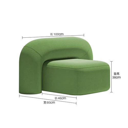 Single sofa designer casual chair, living room single chair, simple and modern chair