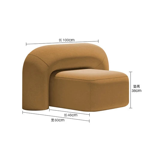 Single sofa designer casual chair, living room single chair, simple and modern chair