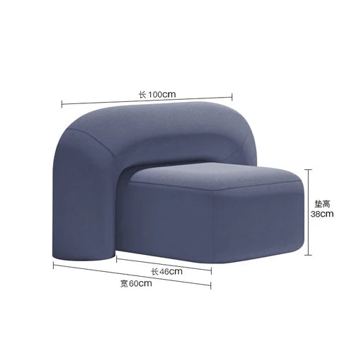 Single sofa designer casual chair, living room single chair, simple and modern chair