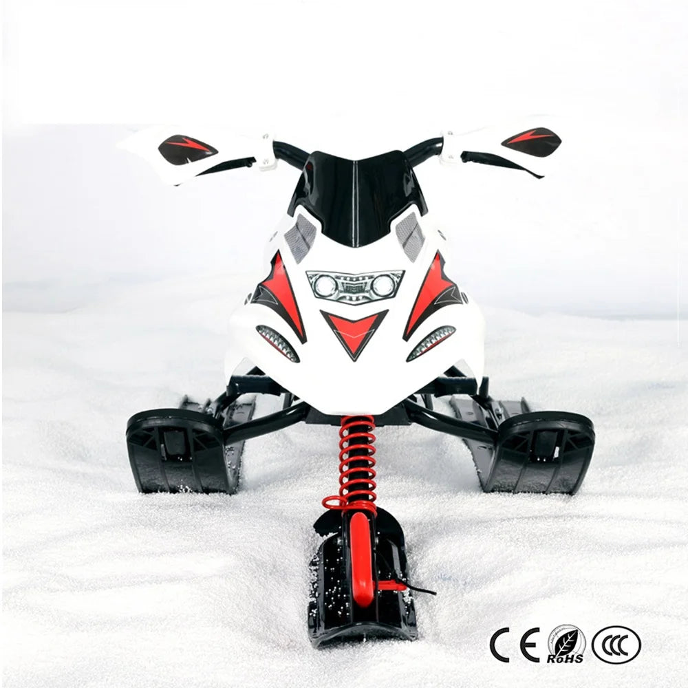 Skiing Vehicle Motorcycle For Adults or Kids Snow Sled Skiing Boards Equipment Latest Ski Car