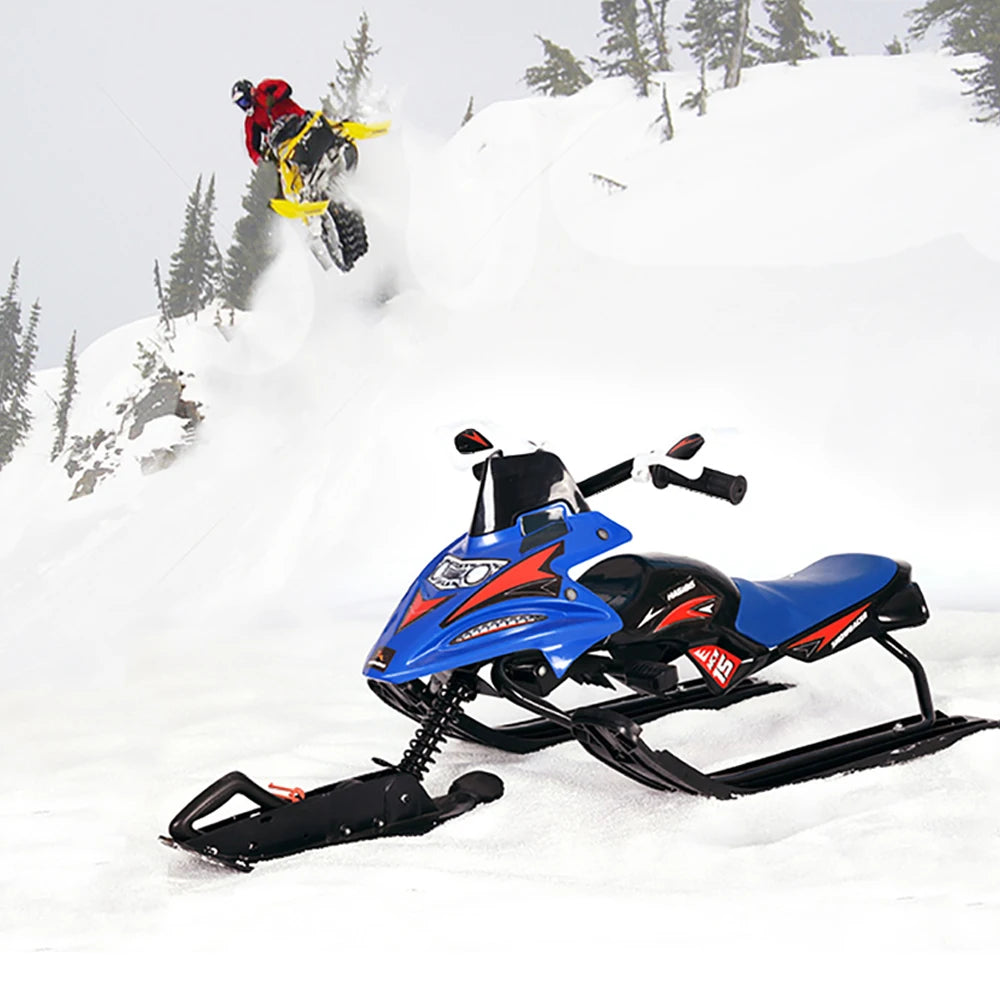 Skiing Vehicle Motorcycle For Adults or Kids Snow Sled Skiing Boards Equipment Latest Ski Car