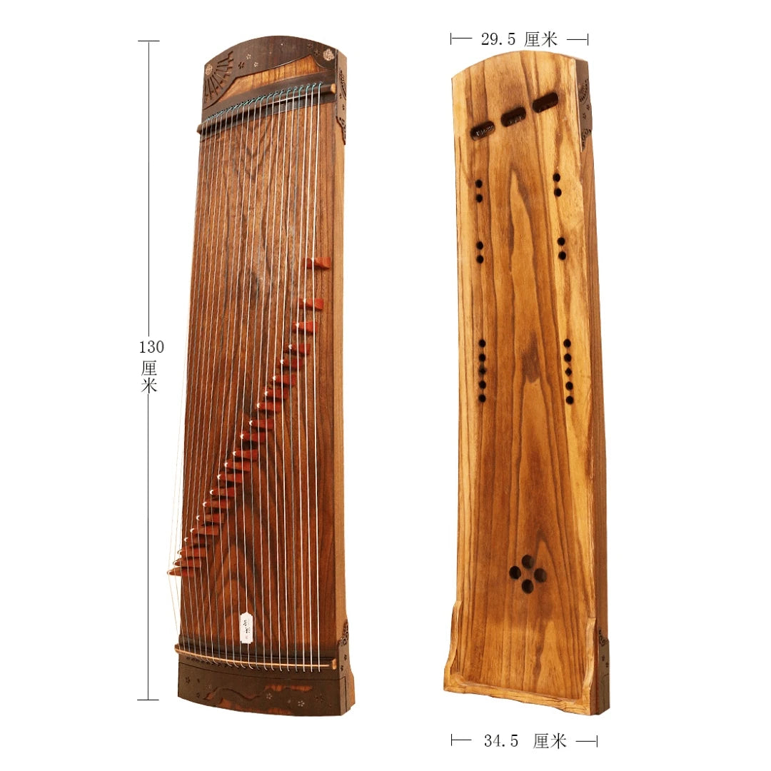 Small guzheng 130cm 21 string portable zither musical instrument suitable for children and adults