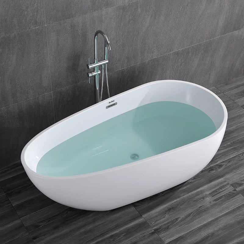 Small household integrated seamless forming acrylic princess bathtub