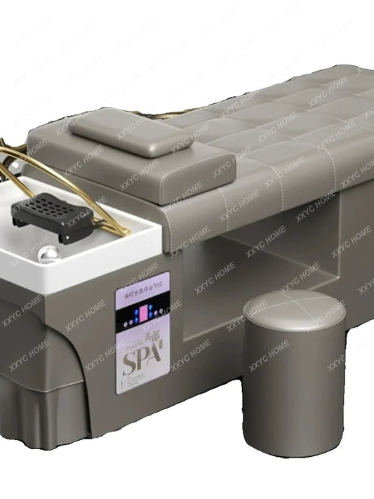 Smart Head Therapy Fumigation Shampoo Chair Hairdressing Beauty Massage Special Water Heater Flat Lying Head Therapy Bed