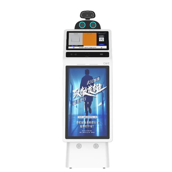 Smart Robot Serving  in Exhibition Intelligent  with Temperature Measure