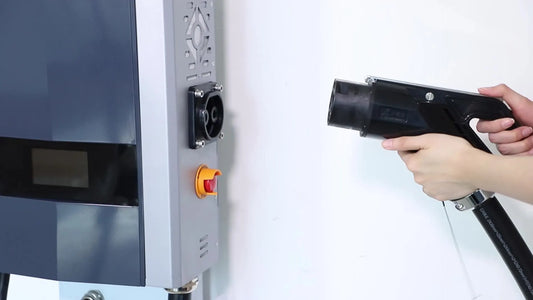 Smart wall-mounted uk CCS Dc 20Kw 60A 400v voltage adjustable electric car rapid fast ev charger wifi
