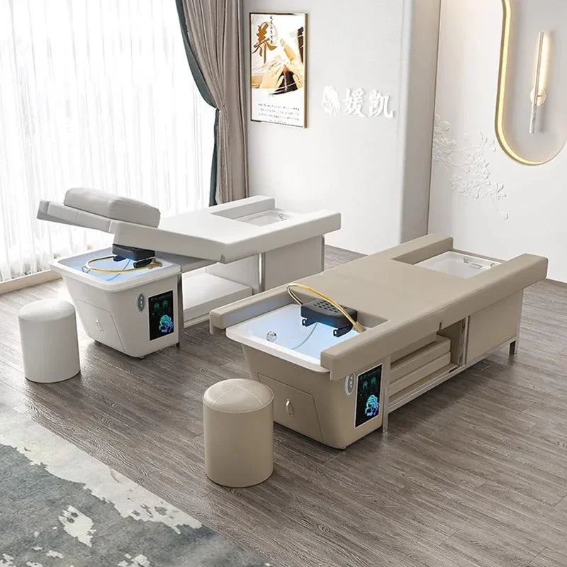 Soffione doccia Spa Shampo Sedia Spostamento Regolare Lavello portatile Lettino per lavaggio capelli di lusso