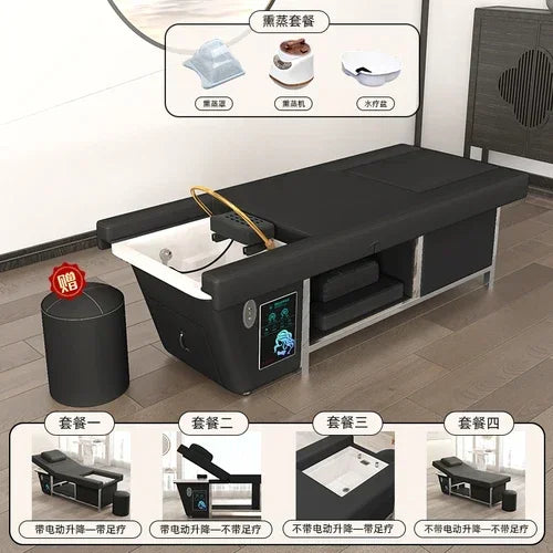 Soffione doccia Spa Shampo Sedia Spostamento Regolare Lavello portatile Lettino per lavaggio capelli di lusso