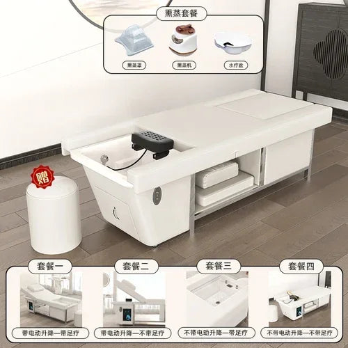 Soffione doccia Spa Shampo Sedia Spostamento Regolare Lavello portatile Lettino per lavaggio capelli di lusso