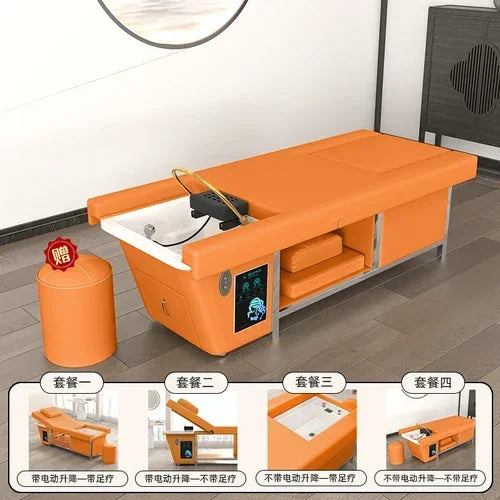 Soffione doccia Spa Shampo Sedia Spostamento Regolare Lavello portatile Lettino per lavaggio capelli di lusso