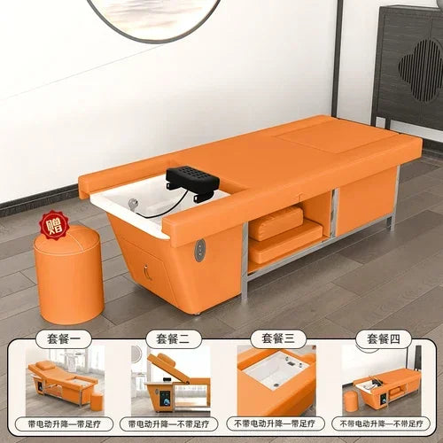 Soffione doccia Spa Shampo Sedia Spostamento Regolare Lavello portatile Lettino per lavaggio capelli di lusso