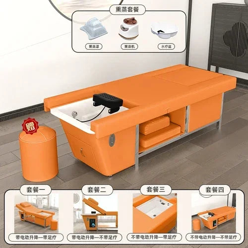 Soffione doccia Spa Shampo Sedia Spostamento Regolare Lavello portatile Lettino per lavaggio capelli di lusso