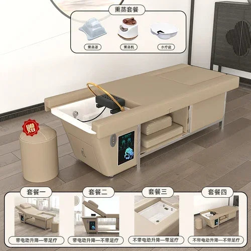 Soffione doccia Spa Shampo Sedia Spostamento Regolare Lavello portatile Lettino per lavaggio capelli di lusso