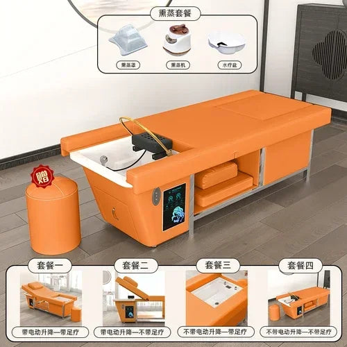 Soffione doccia Spa Shampo Sedia Spostamento Regolare Lavello portatile Lettino per lavaggio capelli di lusso