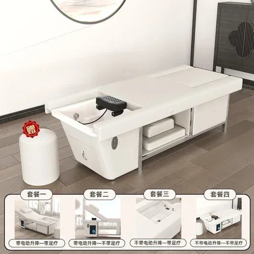 Soffione doccia Spa Shampo Sedia Spostamento Regolare Lavello portatile Lettino per lavaggio capelli di lusso
