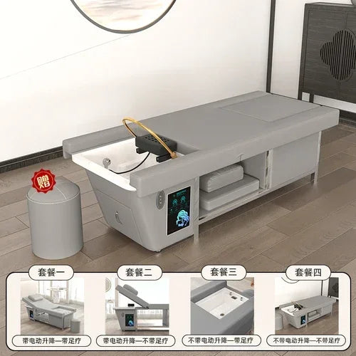 Soffione doccia Spa Shampo Sedia Spostamento Regolare Lavello portatile Lettino per lavaggio capelli di lusso