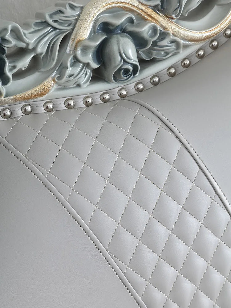 Solid wood poly urethane double 1.8m wedding bed master bedroom European carved princess bed