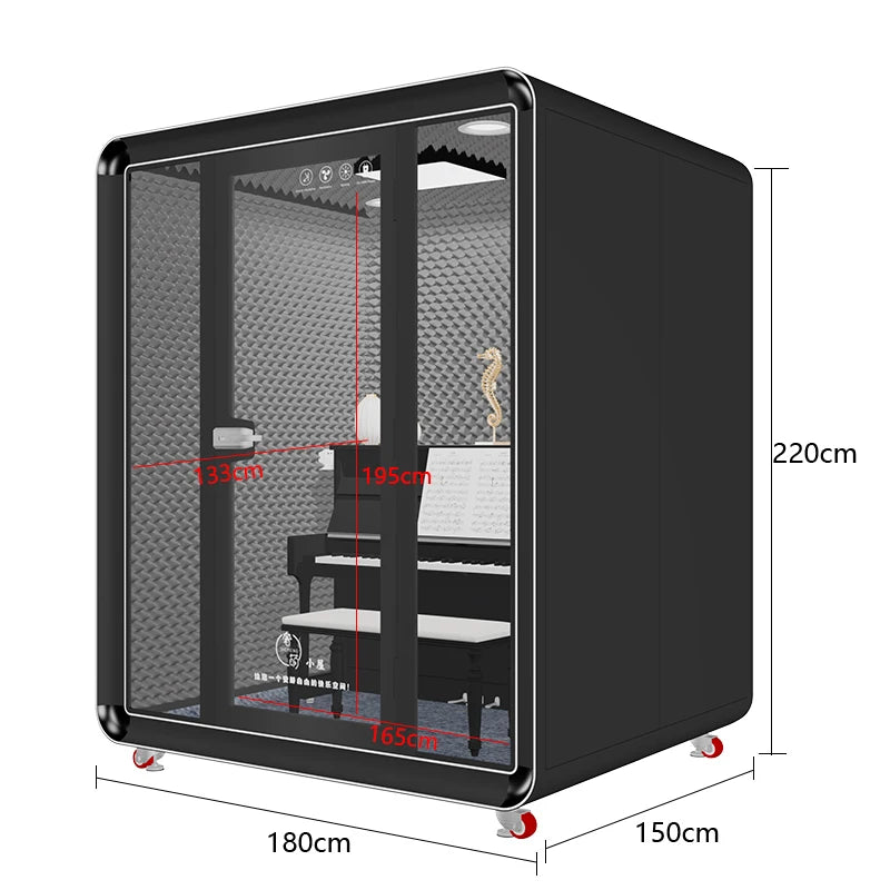 Soundproof room, household telephone booth, detachable mobile recording studio, soundproof live broadcast room, singing room, an